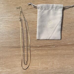 Kendra Scott Gold and Silver Layered Necklace